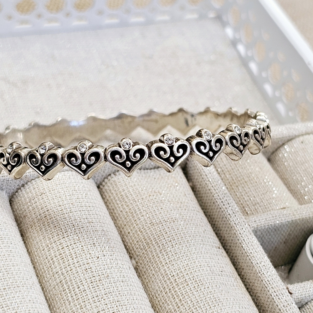 Brighton Acazar Heart Bangle Bracelet - Picture 4 of 16